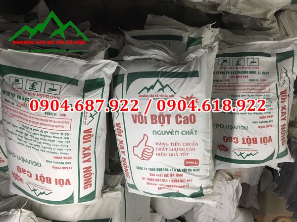 vôi bột xay nóng
