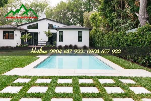 Đá xanh dặm bước sân vườn