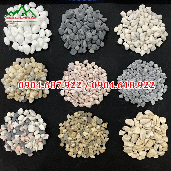 sỏi quay trang trí