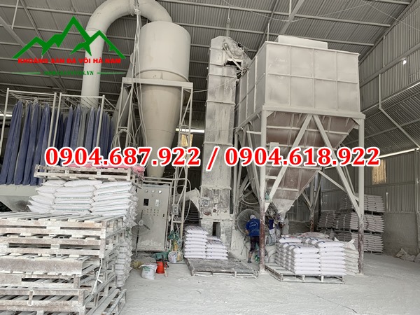 sản xuất vôi bột