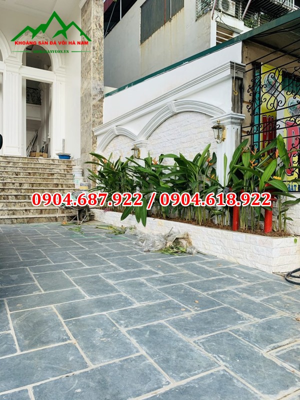 đá tự nhiên lát sân