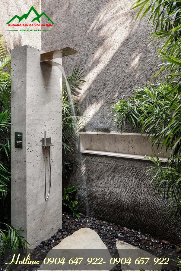 sỏi đen trang trí tiểu cảnh sân vườn