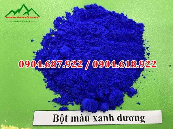 bột màu oxit sắt xanh dương