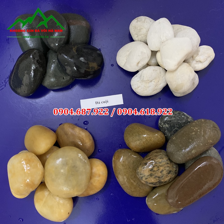 sỏi cuội trang trí bể bơi