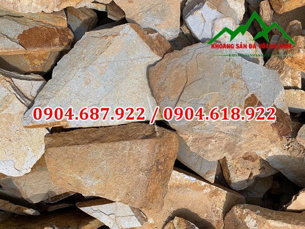 đá chẻ thô lát bước dạo