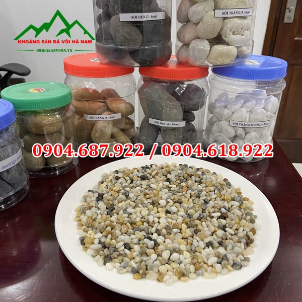 sỏi biển trang trí