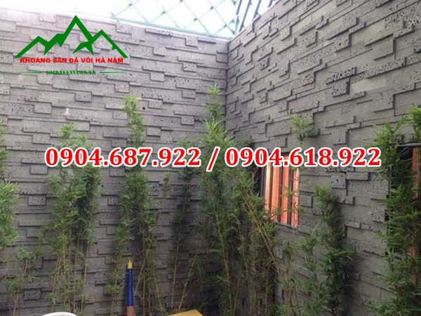 đá ghép ong xám ốp tường