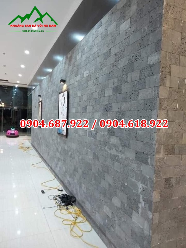 đá ong xám ốp tường tại hà nội