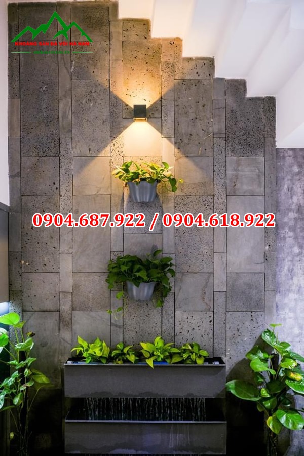 đá ong xám trang trí tiểu cảnh