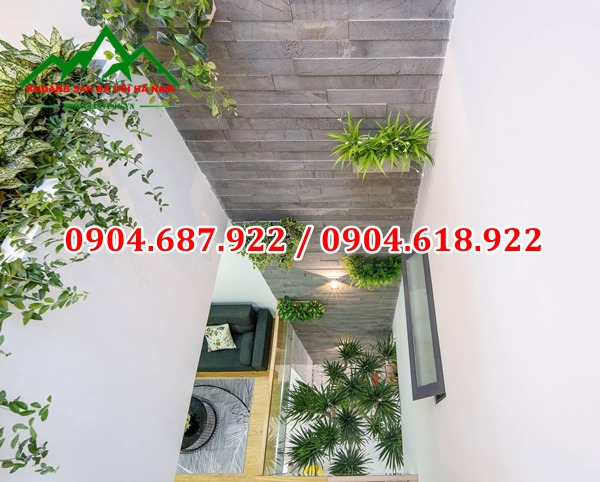 đá ong xám trang trí tường