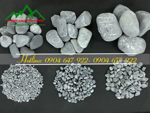 sỏi đen nhân tạo rải sân vườn