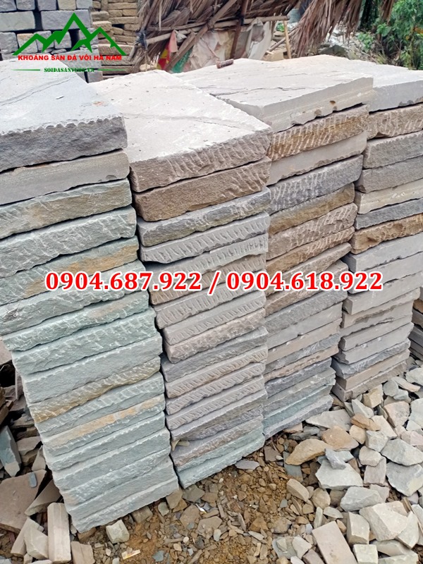 phiến sa thạch lát bước dạo