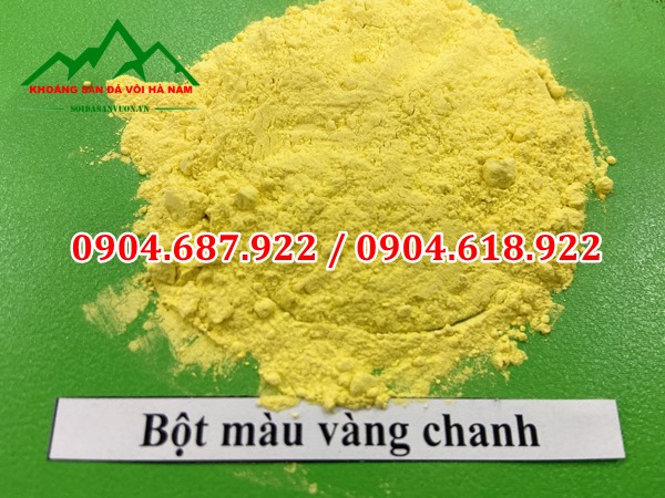 bột màu vàng chanh