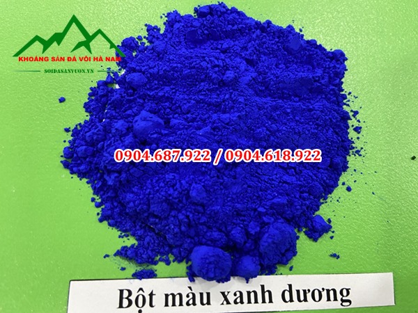 cung cấp bột màu xanh duong