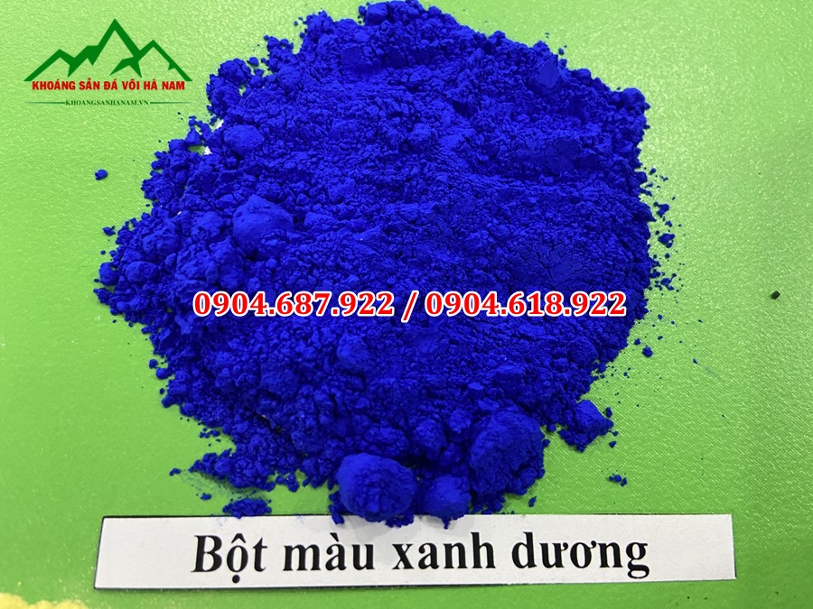 bột màu xanh dương