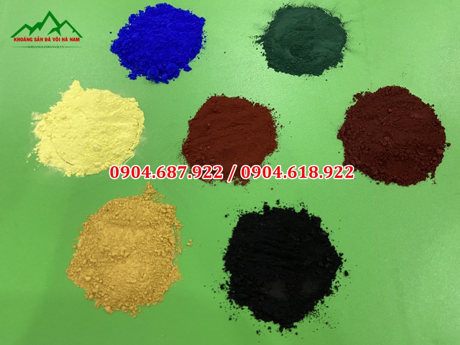 bột màu oxit sắt công nghiệp