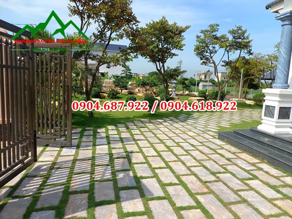 phiến cát kết lát sân vườn