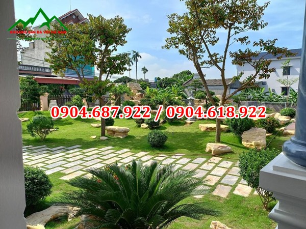 phiến cát kết lát sân vườn