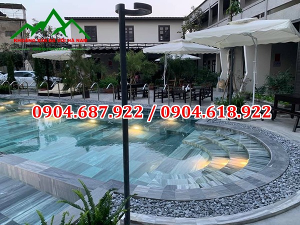 thi công trang trí bể bơi