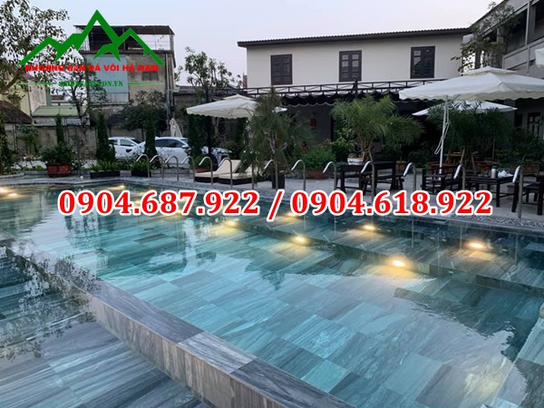 trang trí bể bơi hiên đại