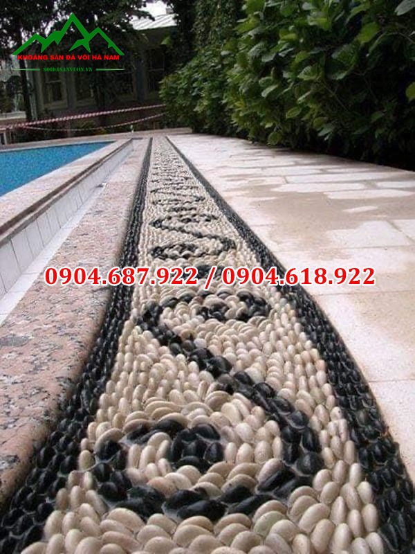 Sỏi gắn sân vườn