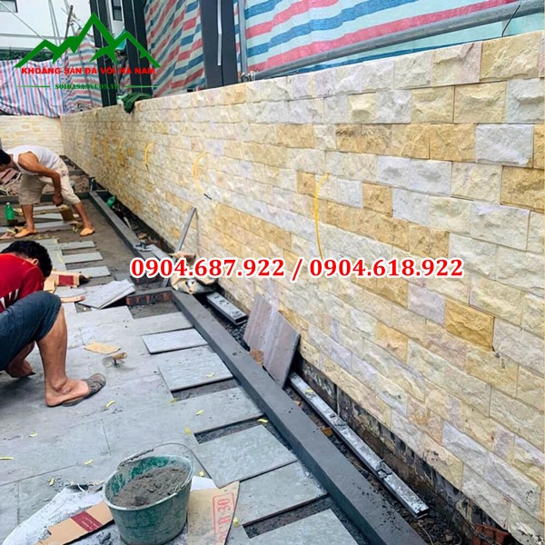 đá bóc đá tự nhiên ốp tường