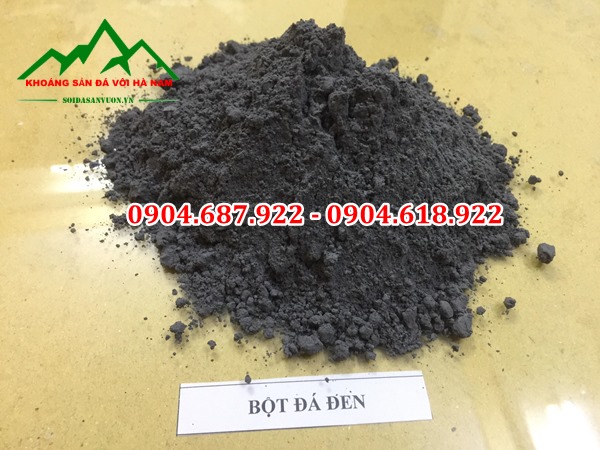 bột đá đen làm gạch coric