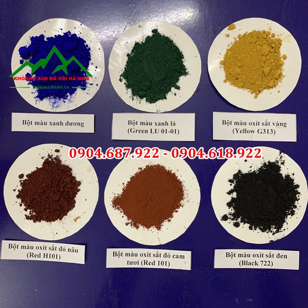 bột màu làm gạch coric
