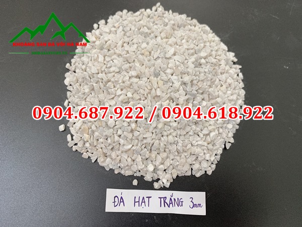 đá hạt trắng sản xuất gạch