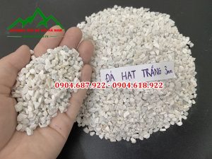 Đá hạt trắng làm gạch terrazzo