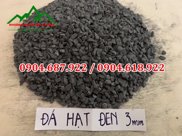 đá hạt đen sản xuất