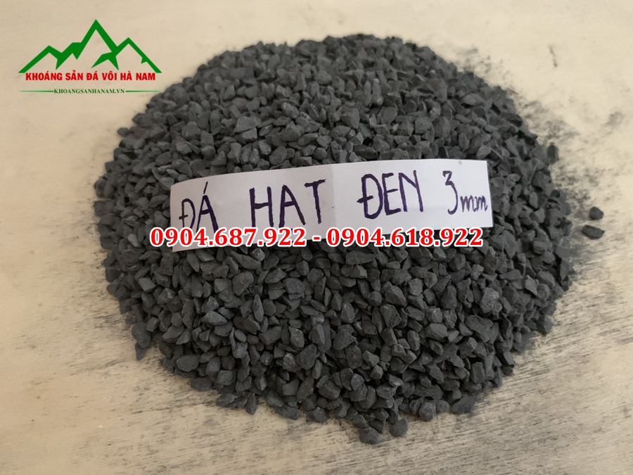đá hạt đen sản xuất