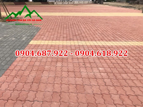 bột màu đỏ tươi làm gạch