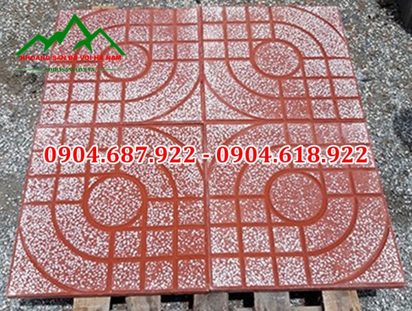 bột màu đỏ làm gạch vỉa hè
