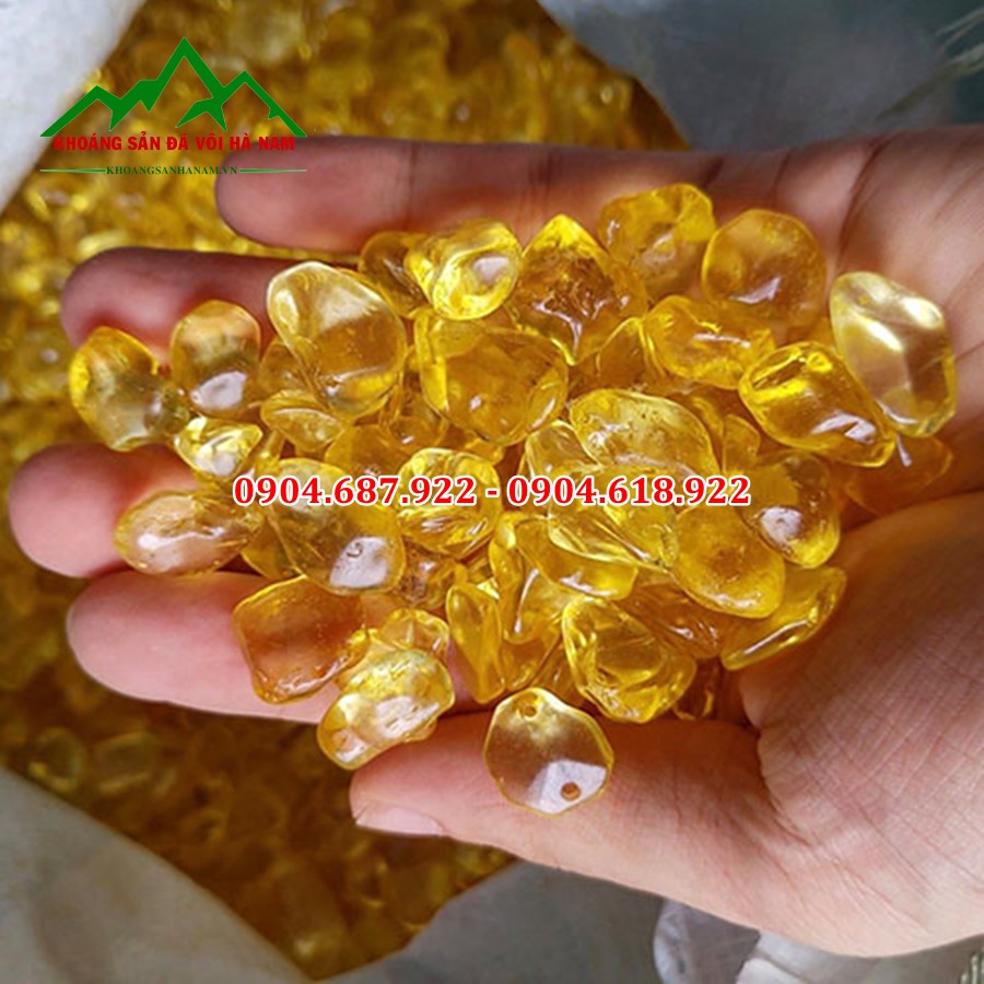 bán vụn thạch anh vàng