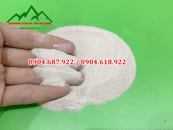 cát trắng tự nhiên làm khu vui chơi