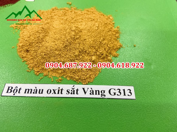 cung cấp bột màu oxit sắt vàng