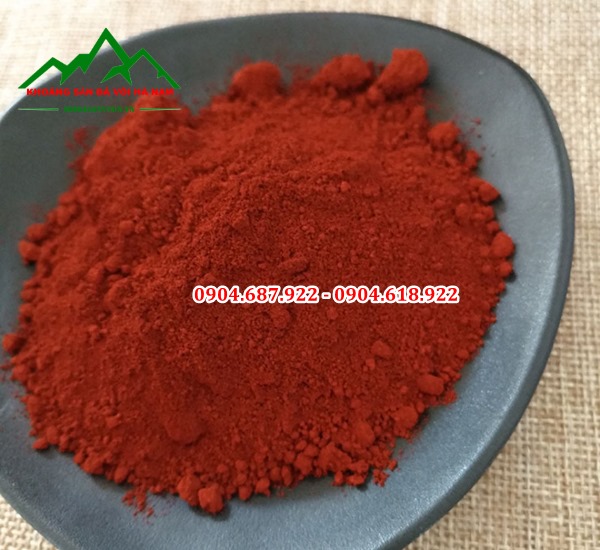 bột màu oxit sắt đỏ tươi