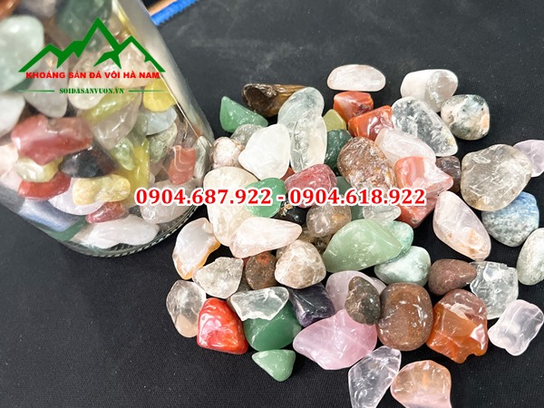 cung cấp vụn thạch anh ngũ sắc