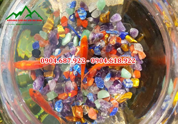 thạch anh trang trí bể cá