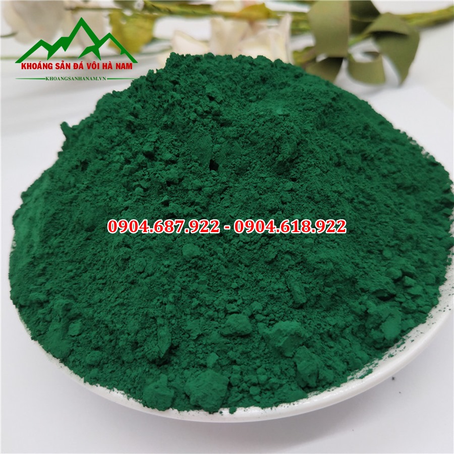 Bán bột màu xanh lá cây