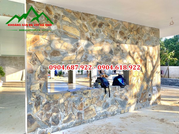 đá rối đa sắc ốp tường