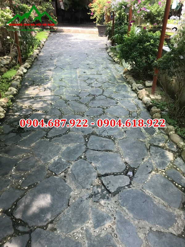 đá rối đen lát nền