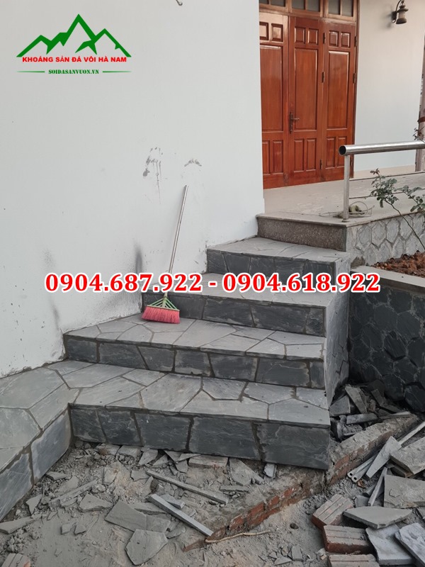 đá rối đen lát nền