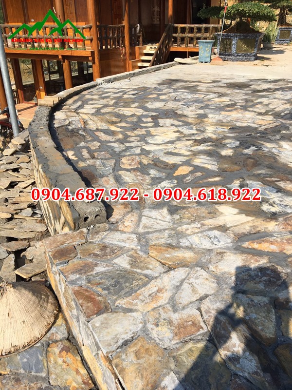 đá rối lát nền