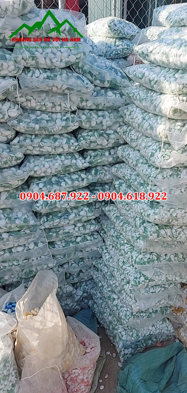 sỏi màu bao trang trí