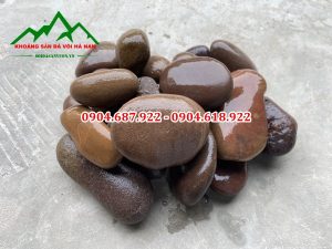 sỏi cuội đỏ trang trí