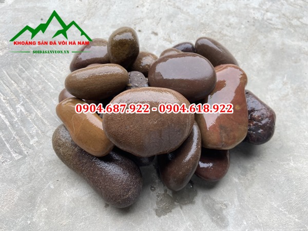 sỏi cuội đỏ trang trí
