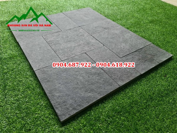 đá lát sân bazan đen khò lửa
