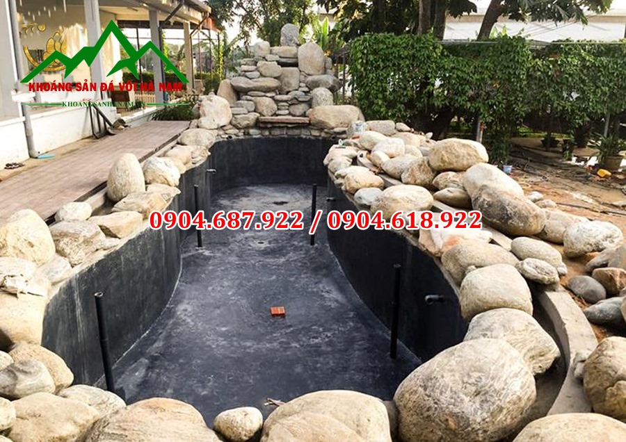 cung cấp đá cuội kè hồ koi